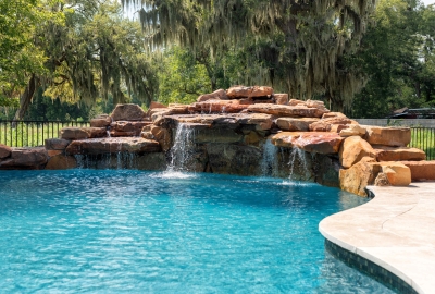 Freeform Travertine Escape