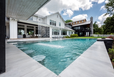 Modern Farmhouse Waterfall